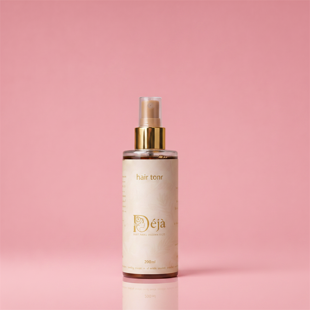 Hair Toner on Pink Background