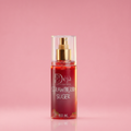 Strawberry Sugar Body Splash on Pink Background
