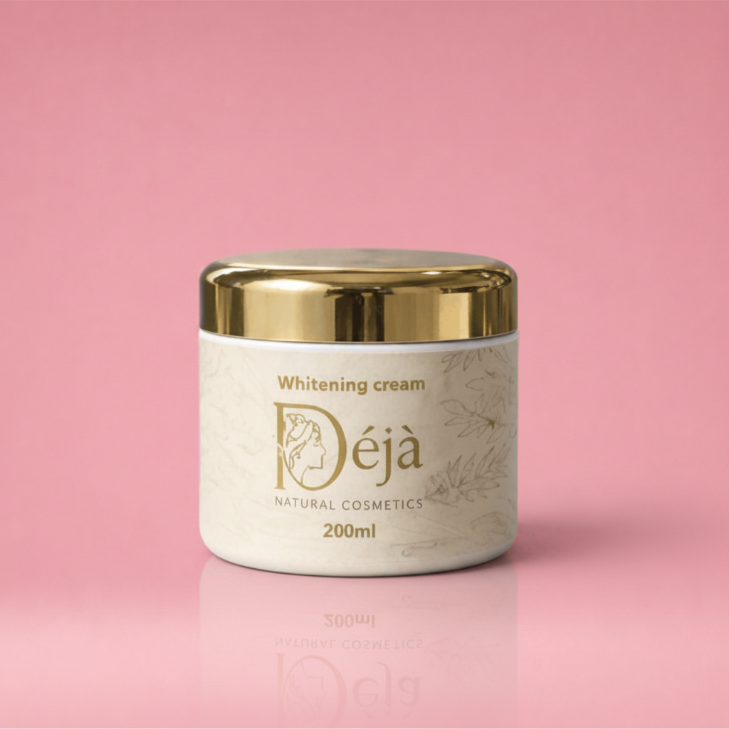 Whitening Cream on Pink Background